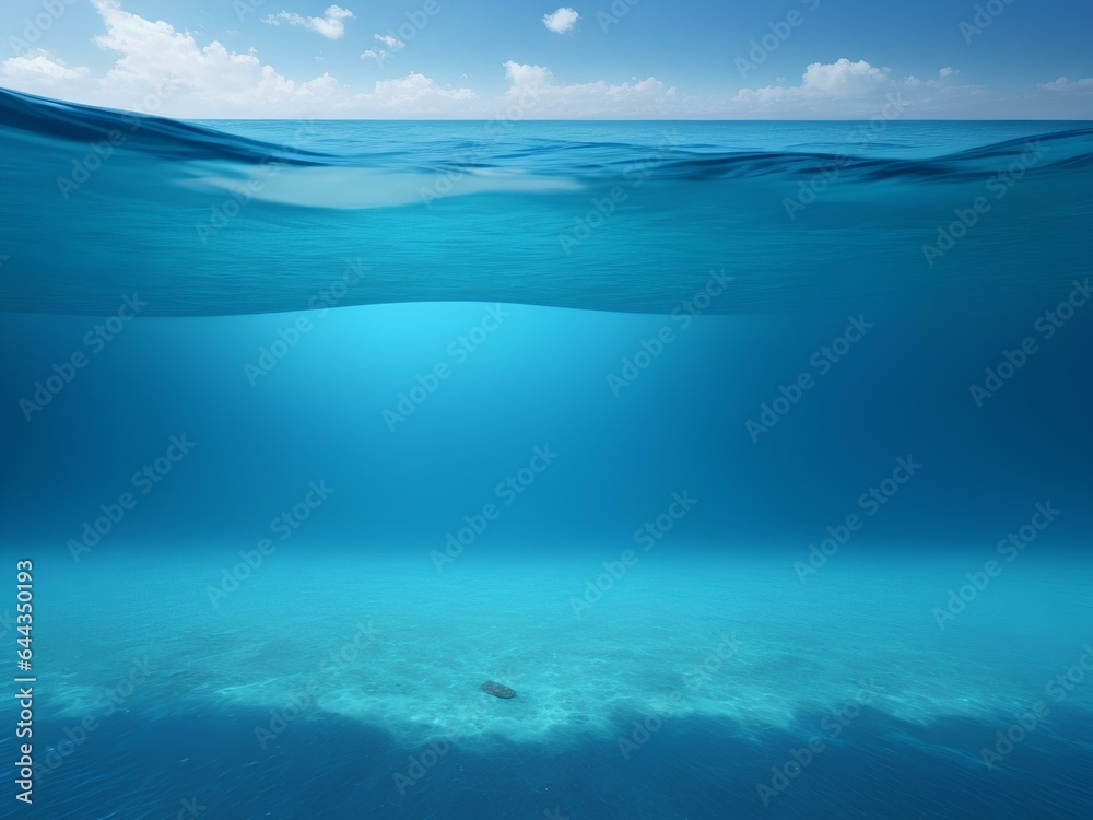 Fototapeta premium blue sea and sky