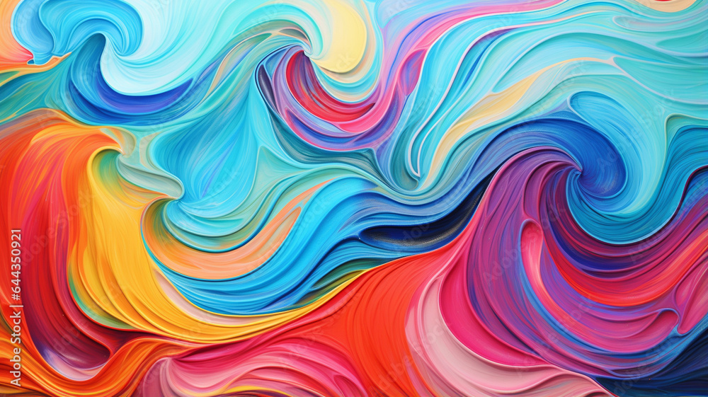 abstract background with colorful paint texture