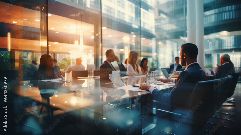 businesspeople in office, discussion concept businesspeople in office, discussion concept