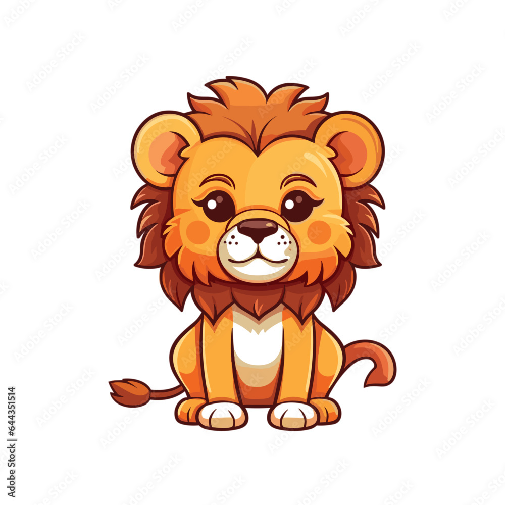 vector cute lion standing cartoon vector icon
vector cute lion standing cartoon vector icon