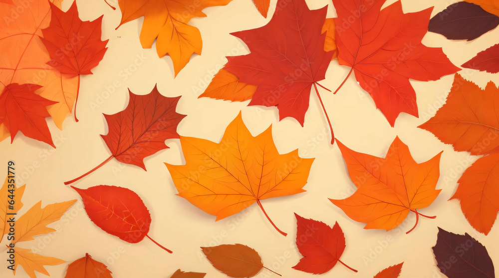 Fototapeta premium autumn leaves background