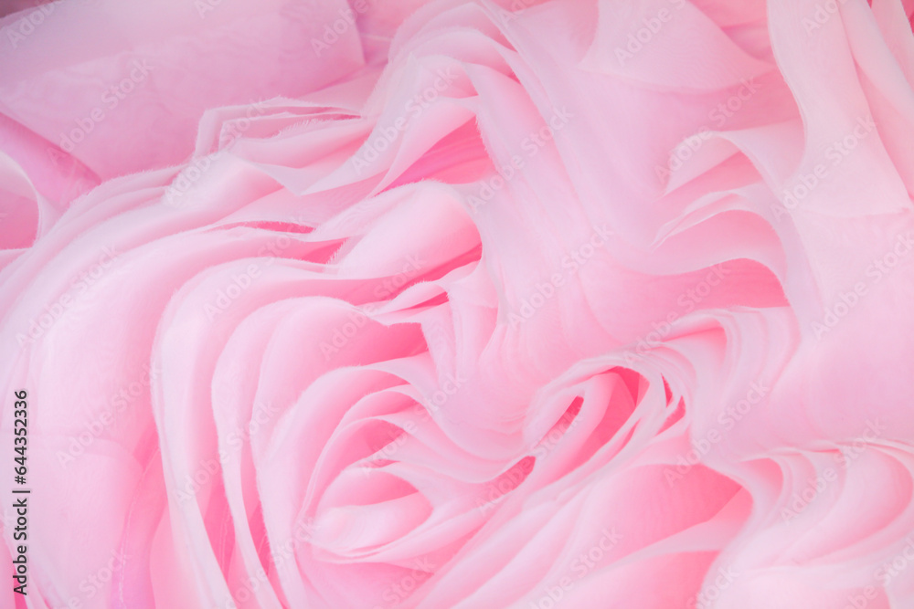 Fototapeta premium Abstract background pink fabric.