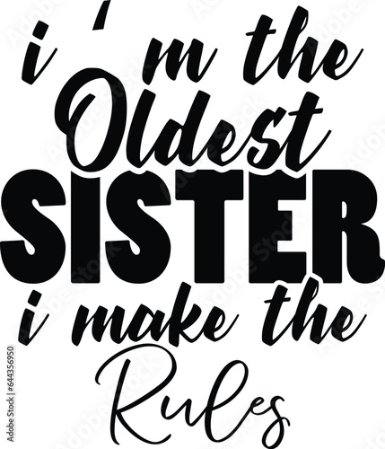 Sister SVG T-Shirt Design
