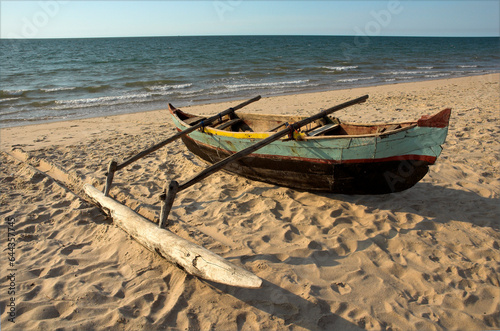 Barque de pécheurs. Fort Dauphin, Madagascar