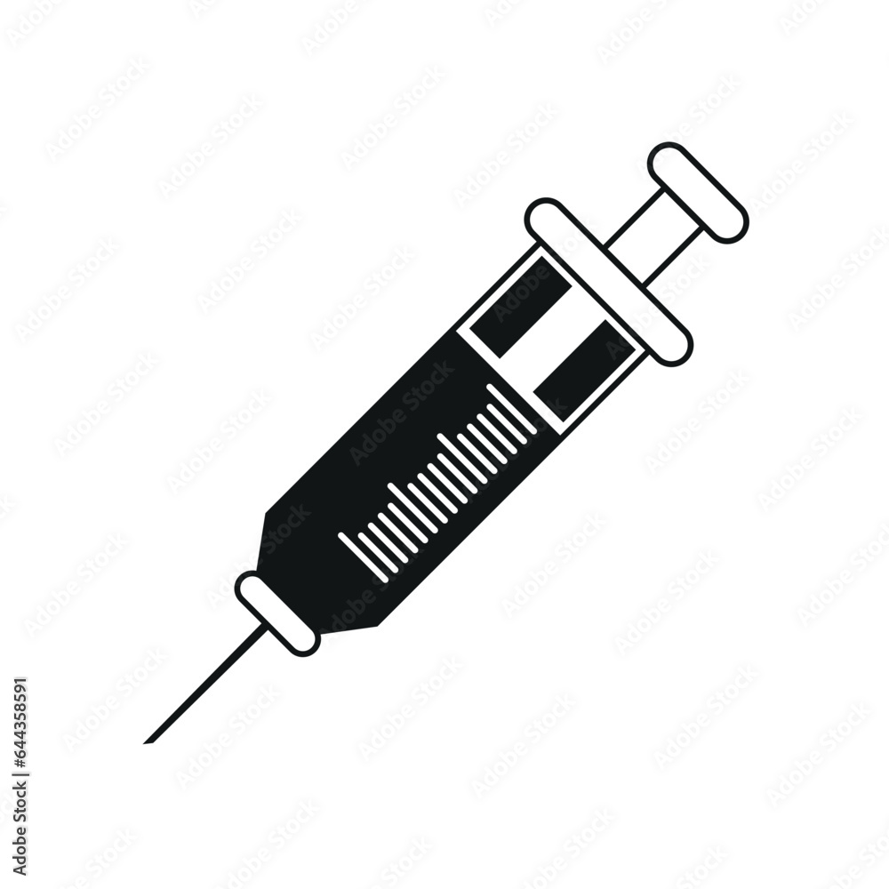 Syringe with Needle Icon