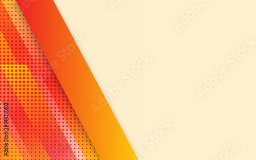 gradation sport theme orange color background .with hafltone and copy space