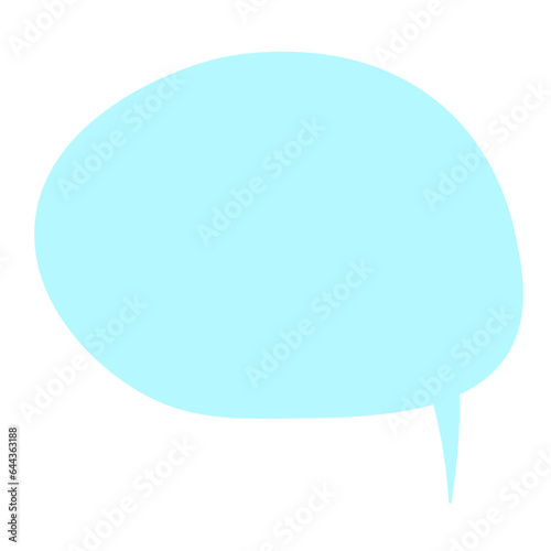 Organic Shape Chat Bubble