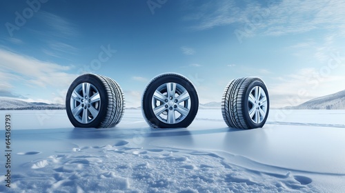 Winter tires in very cold temperatures © Suleyman