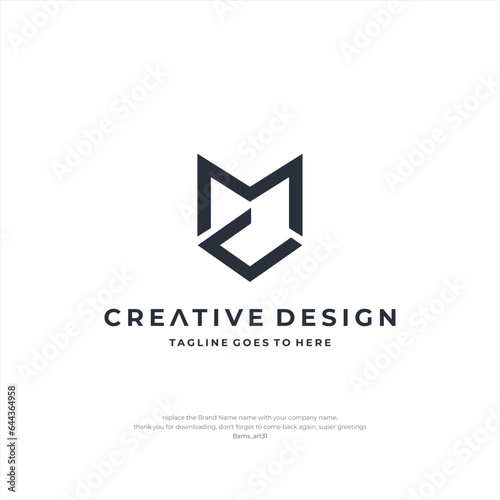 Letter MC Logo Design Vector Creative Design