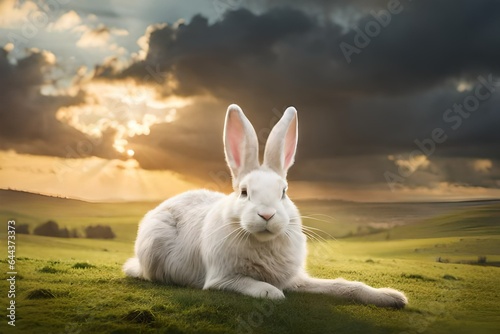 rabbit on the meadow © sehar