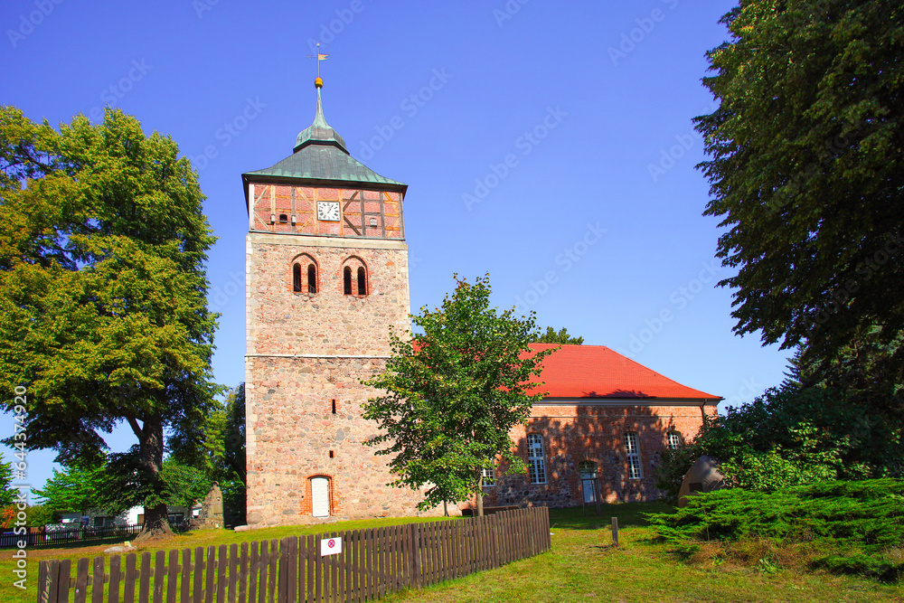 Naklejka premium The village church