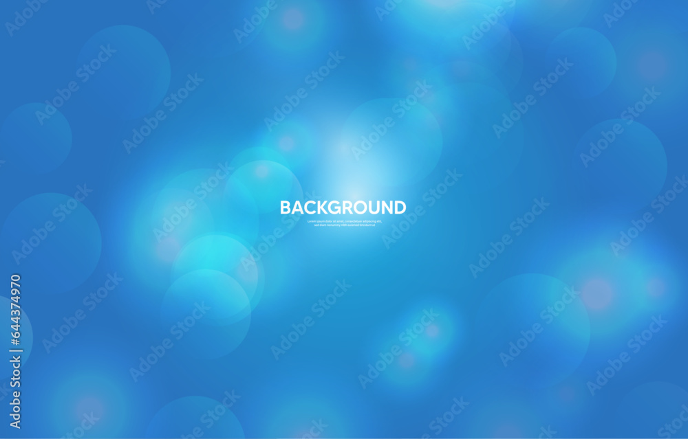 Abstract blue background, Blue Bokeh, abstract blue background with stars
