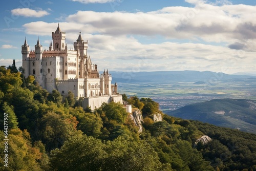 A depiction of San Sebastián de los Reyes in the Madrid region with a scenic background. Generative AI © Calvin