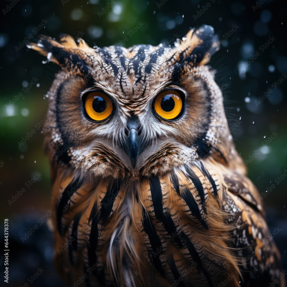 Owl in its Natural Habitat, Wildlife Photography, Generative AI Owl in its Natural Habitat, Wildlife Photography, Generative AI