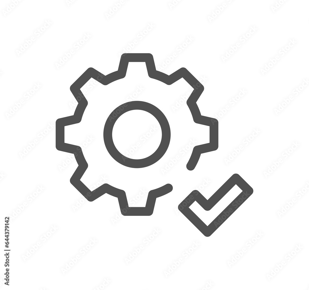 Setup and settings related icon outline and linear symbol.
Setup and settings related icon outline and linear symbol.