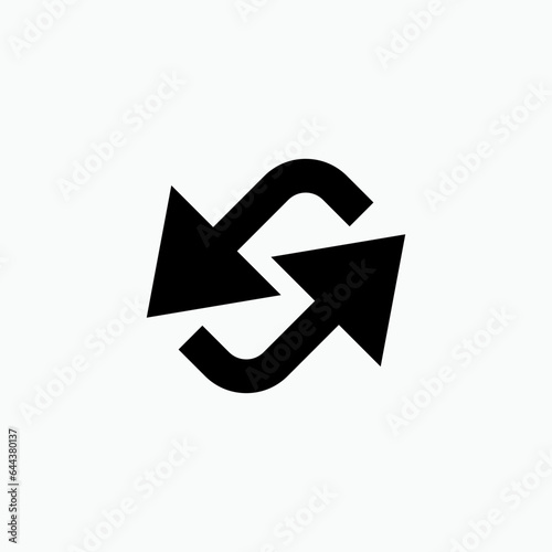 Free Download Exchange Icon.  Transfer, Switching Symbol - Vector.       - GFXLoad