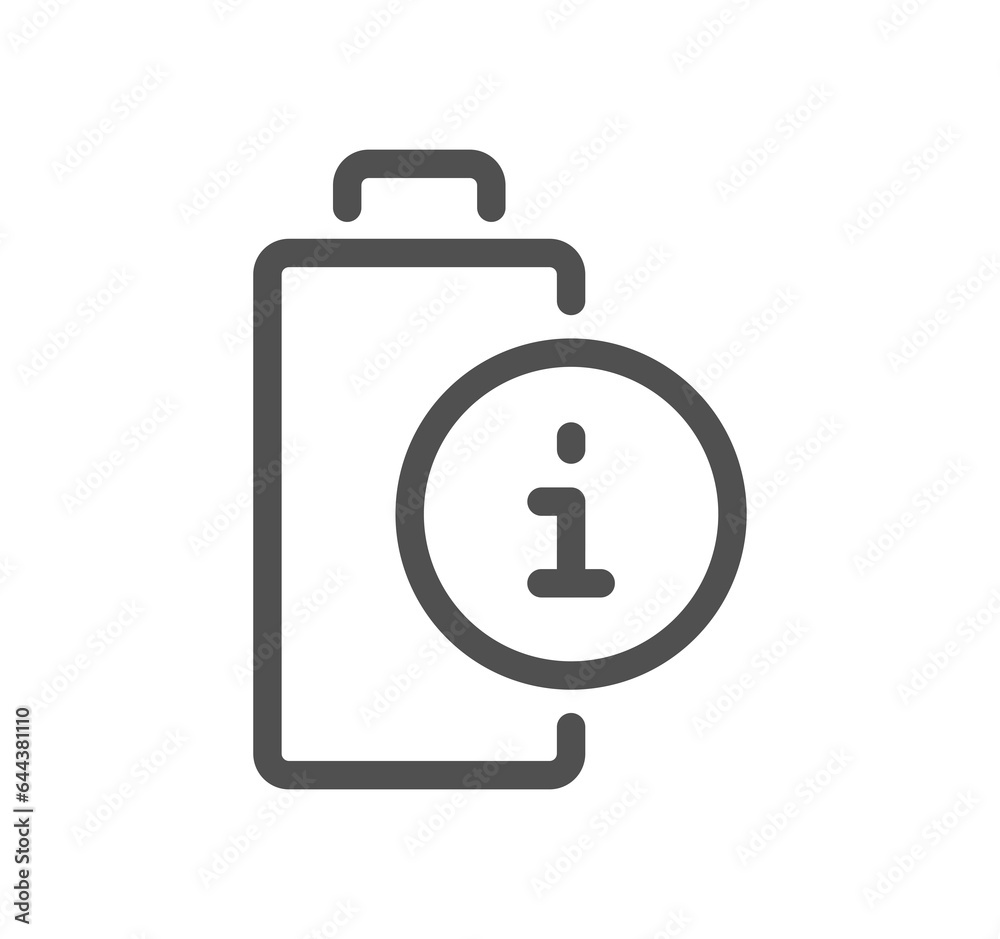 Battery related icon outline and linear symbol. Battery related icon outline and linear symbol.
