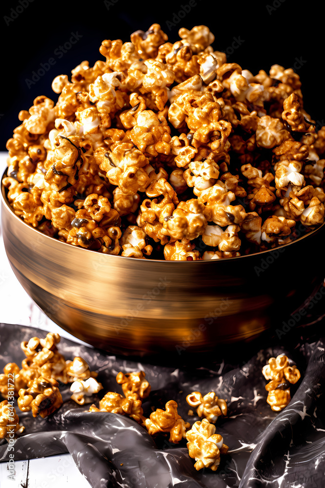 Popcorn advertise photo ,Generative AI Popcorn advertise photo ,Generative AI