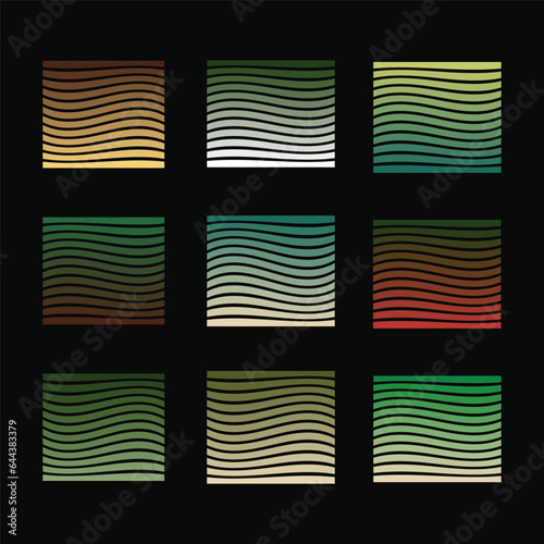 Retro Christmas Tint color palette, Merry Christmas theme color schemes, Christmas vintage stripes procreate colors tone print palette, trendy transitional colorful palette fashion home decoration 