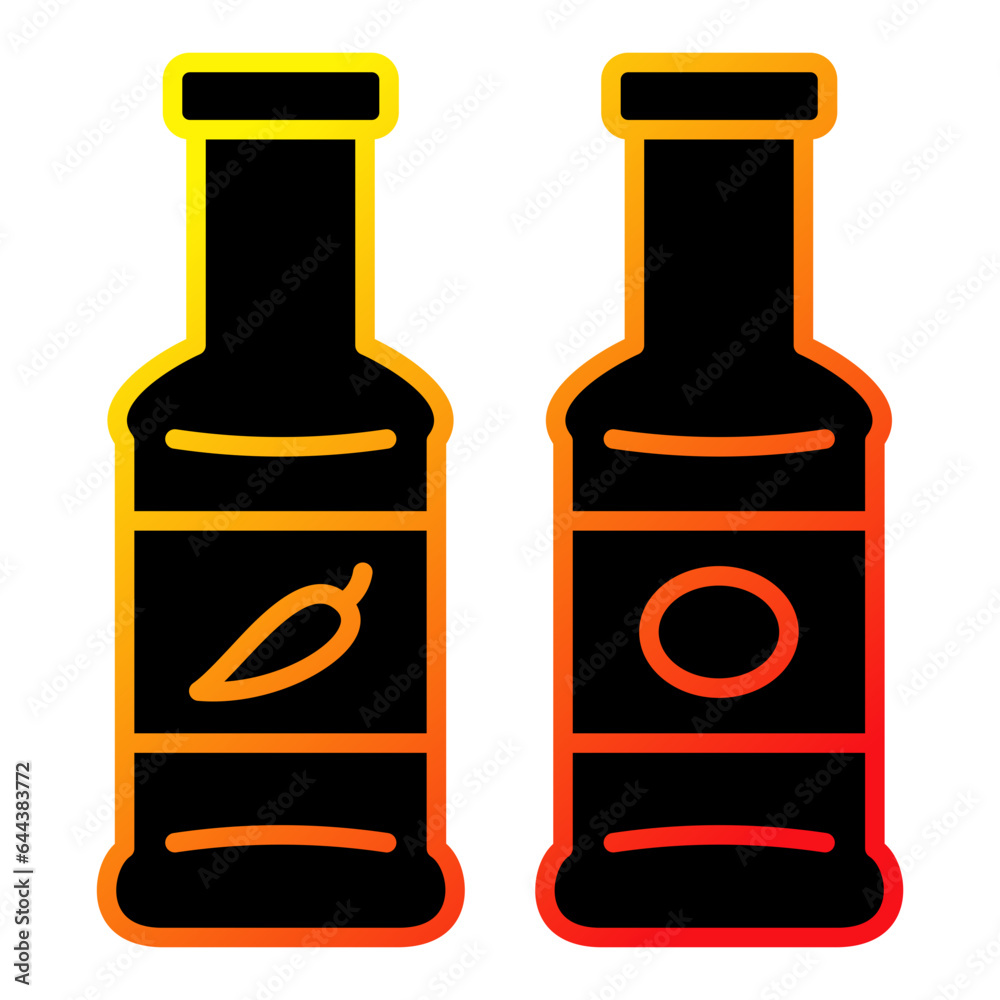 Sauce Bottle Icon Sauce Bottle Icon