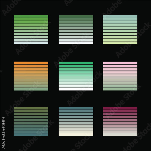 Retro Christmas Tint color palette, Merry Christmas theme color schemes, Christmas vintage stripes procreate colors tone print palette, trendy transitional colorful palette fashion home decoration 