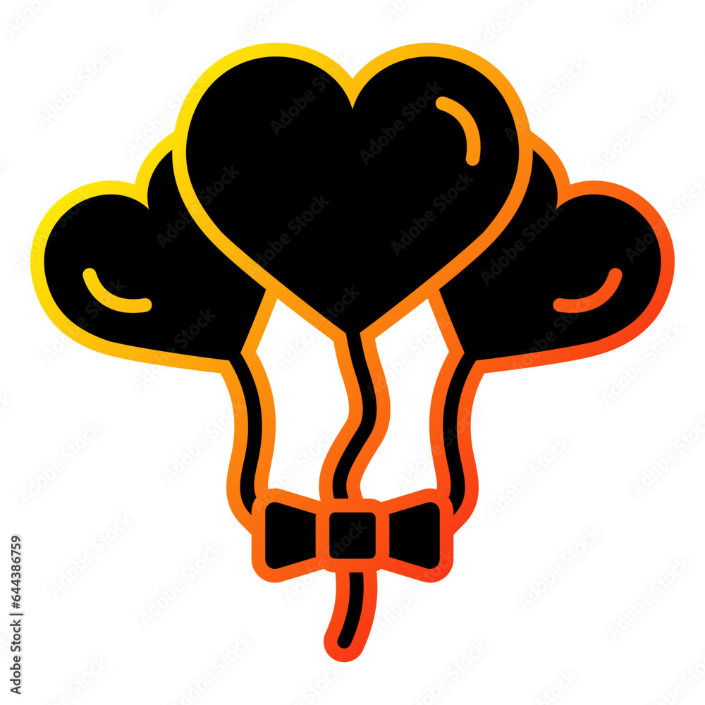 Obraz premium Balloons Icon