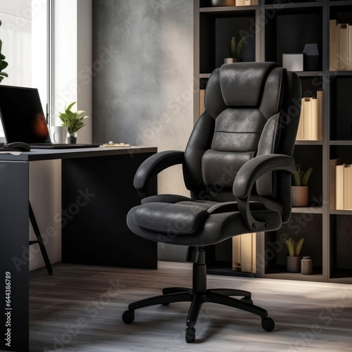 The office chair in a professional home office room 