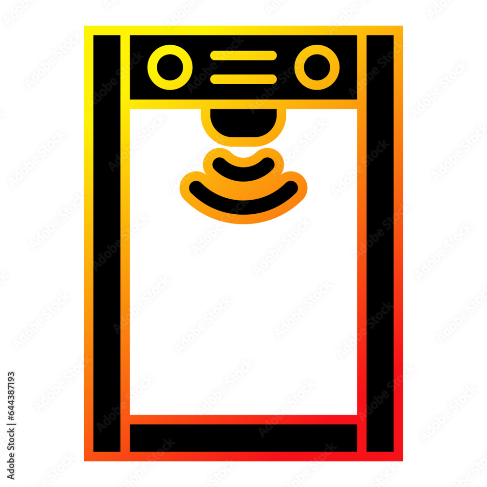 Fototapeta premium Body scanner Icon