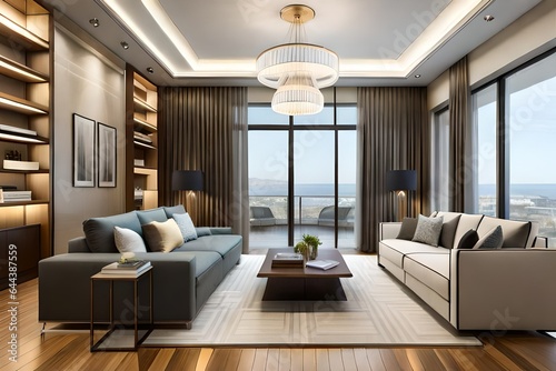  Elegant Living Room Interior Design  Harmonious Blend of Style and Comfort      