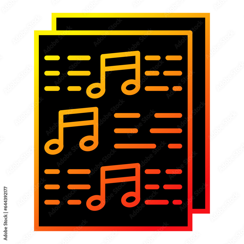Music score Icon