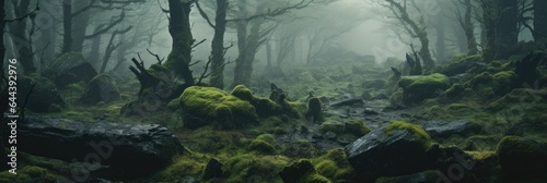 Landscape, A dramatic mist-covered forest  © Landscape Planet