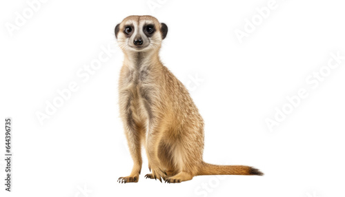 meerkat isolated on transparent background cutout