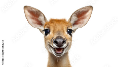 young deer isolated on transparent background cutout © Papugrat