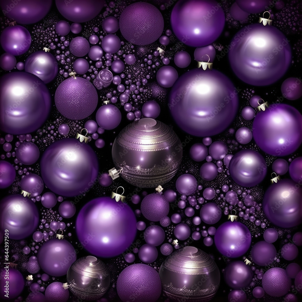 A christmas background made of violet with black as the primary color A christmas background made of violet with black as the primary color
