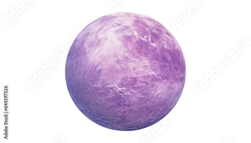 Fototapeta Naklejka Na Ścianę i Meble -  purple planet isolated on transparent background cutout