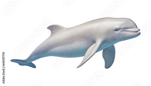 dolphin jumping isolated on transparent background cutout © Papugrat