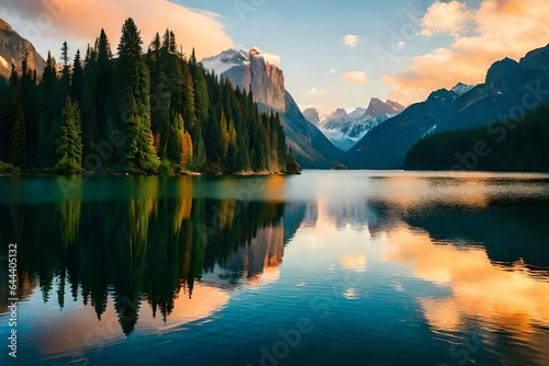 lake in the mountains © sharoz arts 