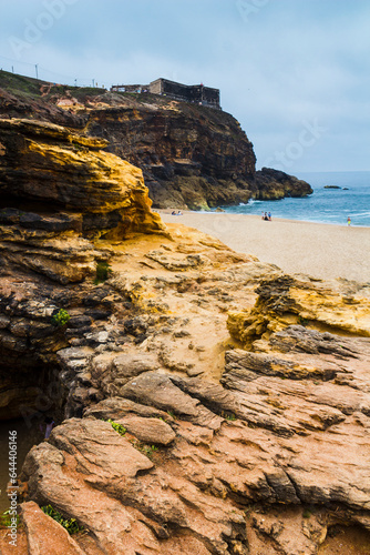 Do Norte beach, Nazaré, Portugal