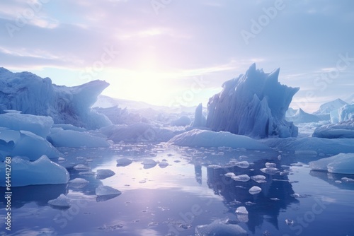 landscape icebergs