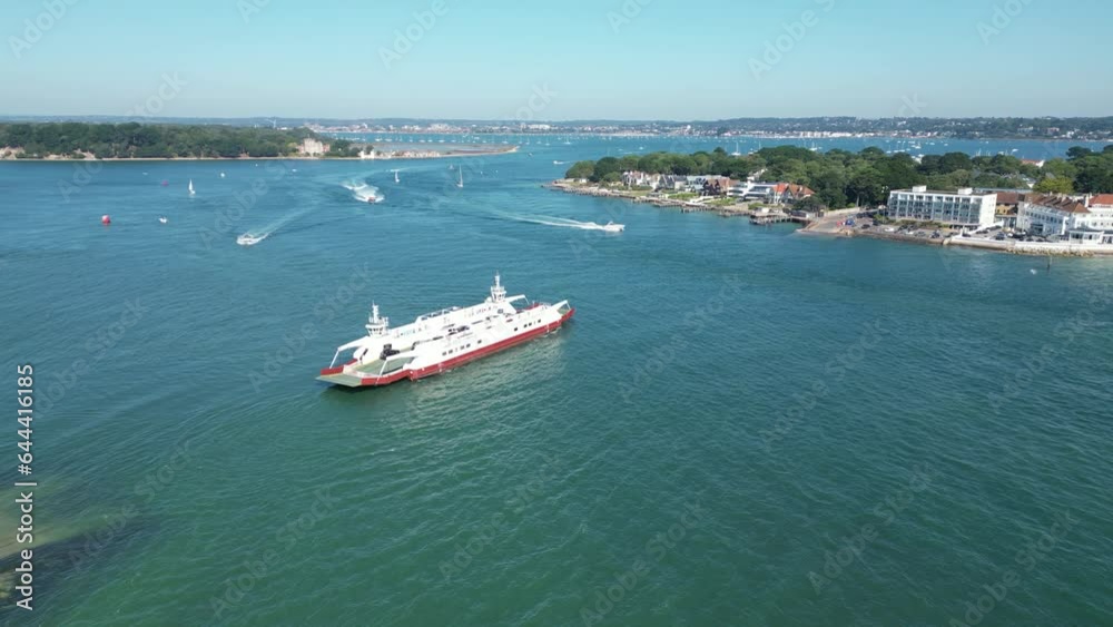 Sandbanks to Studland Chain Ferry in Poole Harbour Sandbanks to Studland Chain Ferry in Poole Harbour