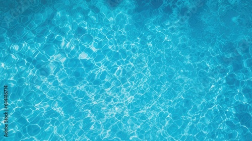 Top view of pool water