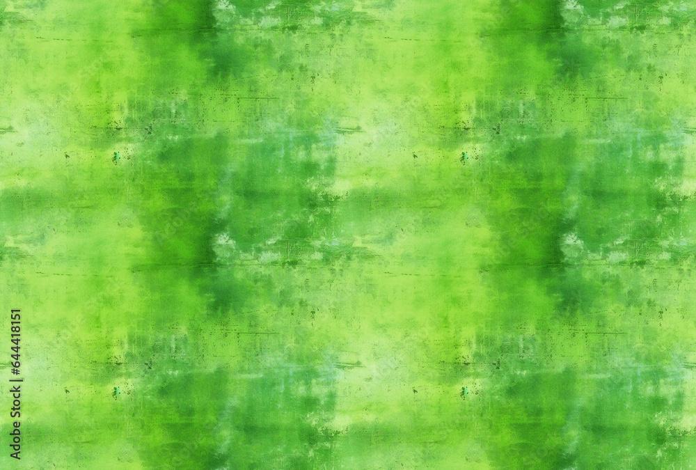 Grunge-Infused Bright Green Artistry. Seamless Repeatable Background