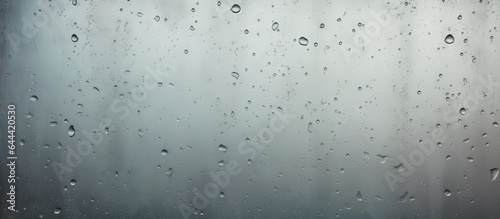 Raindrops on a isolated pastel background Copy space symbolizing the rainy season