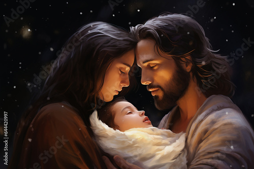 Mary And Joseph With Jesus | Jesus Birth | Christmas | Christmas Day