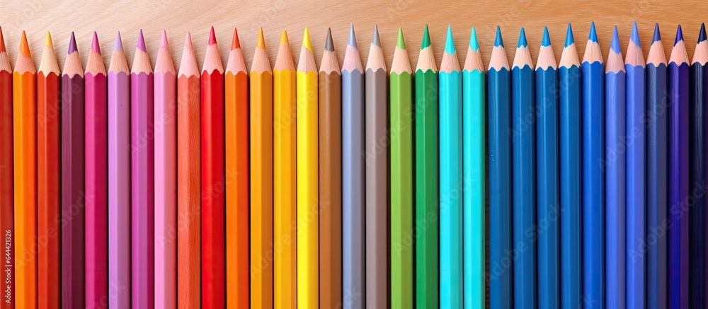 numerous colored writing tool isolated pastel background Copy space numerous colored writing tool isolated pastel background Copy space