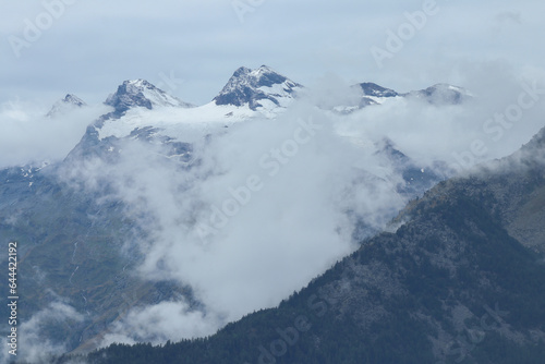 Il ghiacciaio di Ch  teau Blanc in Valle d Aosta  dopo la nevicata di fine agosto  2023.