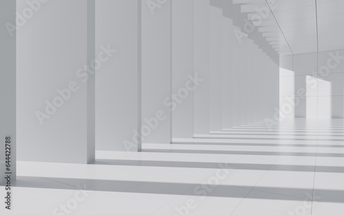 Fototapeta Naklejka Na Ścianę i Meble -  Abstract interior building, 3d rendering.
