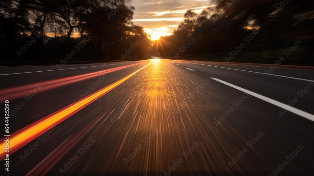light on the highway light on the highway