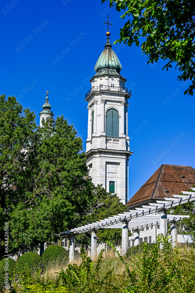 Solothurn, Baseltor, Stadttor, Tor, Kathedrale, St. Ursen-Kathedrale, Stadtmauer, Altstadt, Altstadthäuser, Stadt, Sommer, Schweiz Solothurn, Baseltor, Stadttor, Tor, Kathedrale, St. Ursen-Kathedrale, Stadtmauer, Altstadt, Altstadthäuser, Stadt, Sommer, Schweiz