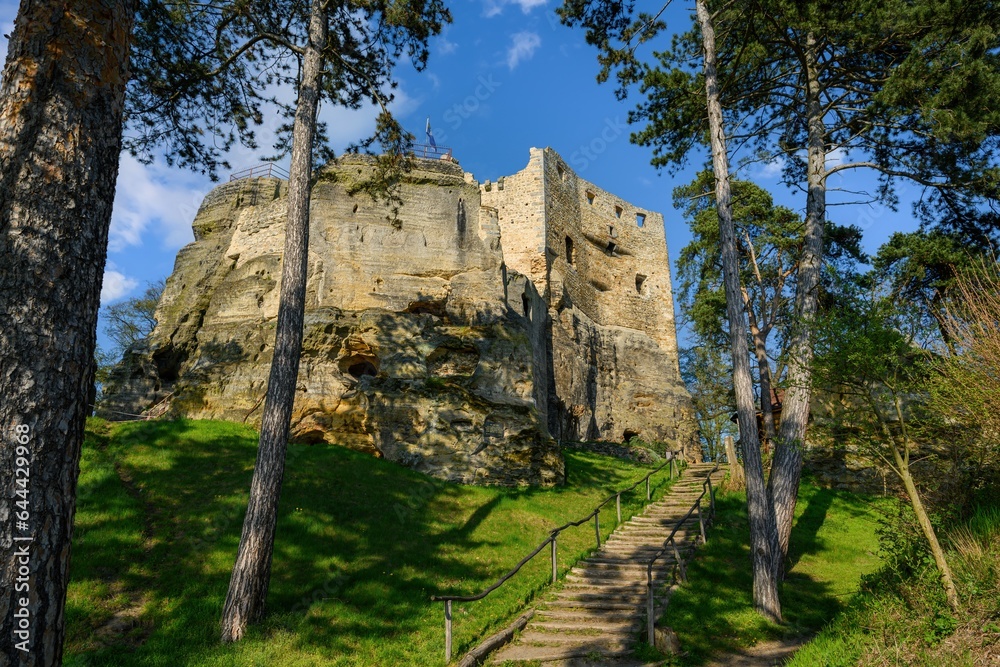 Valecov castle ruins, Middle Bohemia, Czech Republic